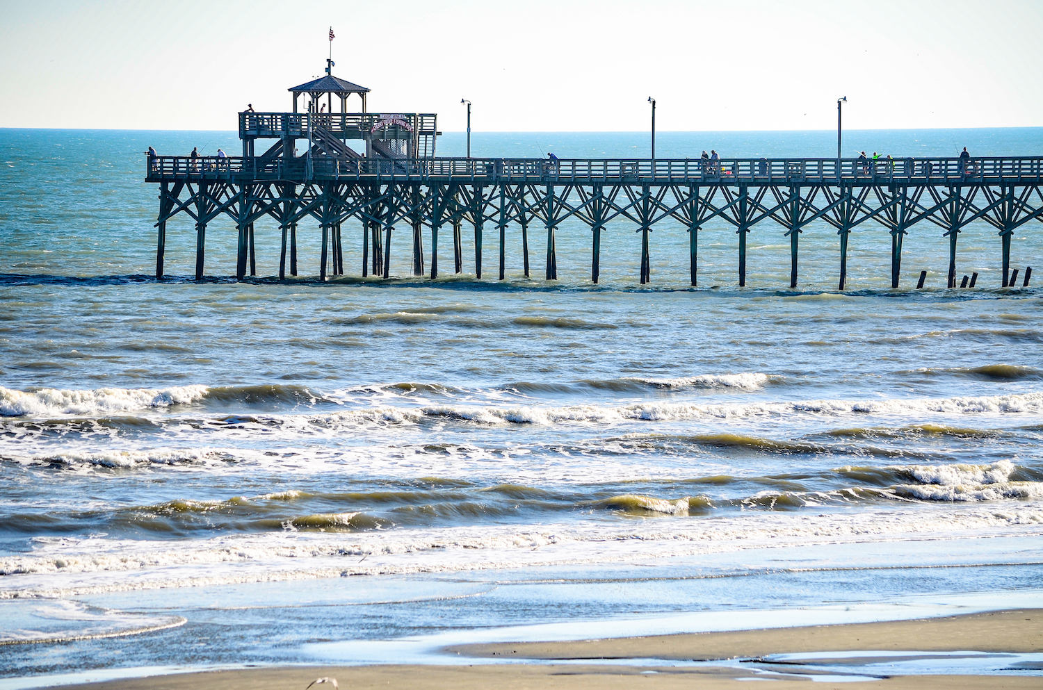 Pier view of North Myrtle Beach.