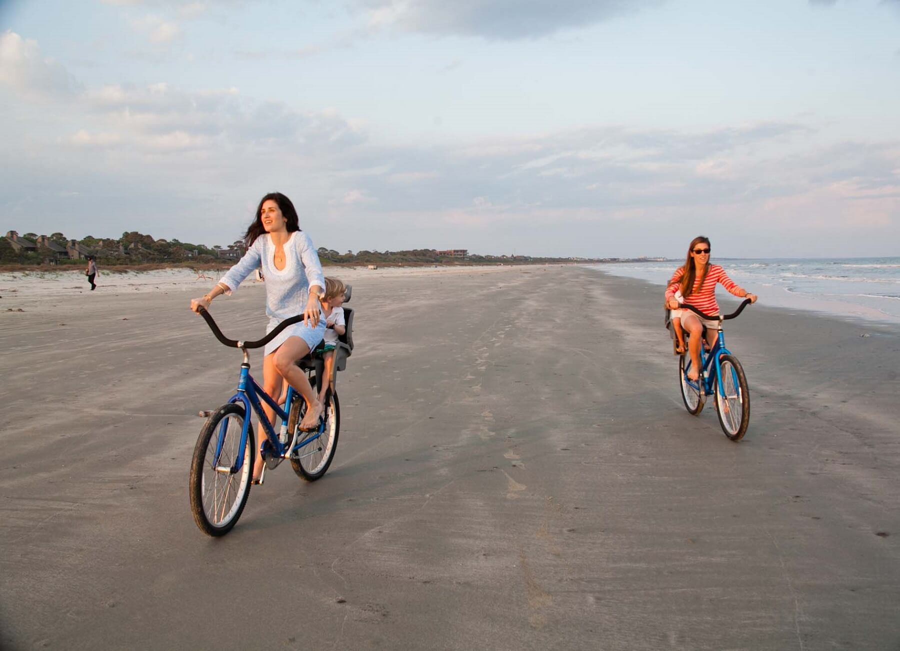 beach family bike trails biking