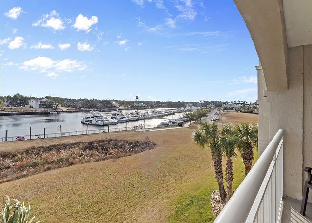 yacht club villas #2-301 views from the balcony